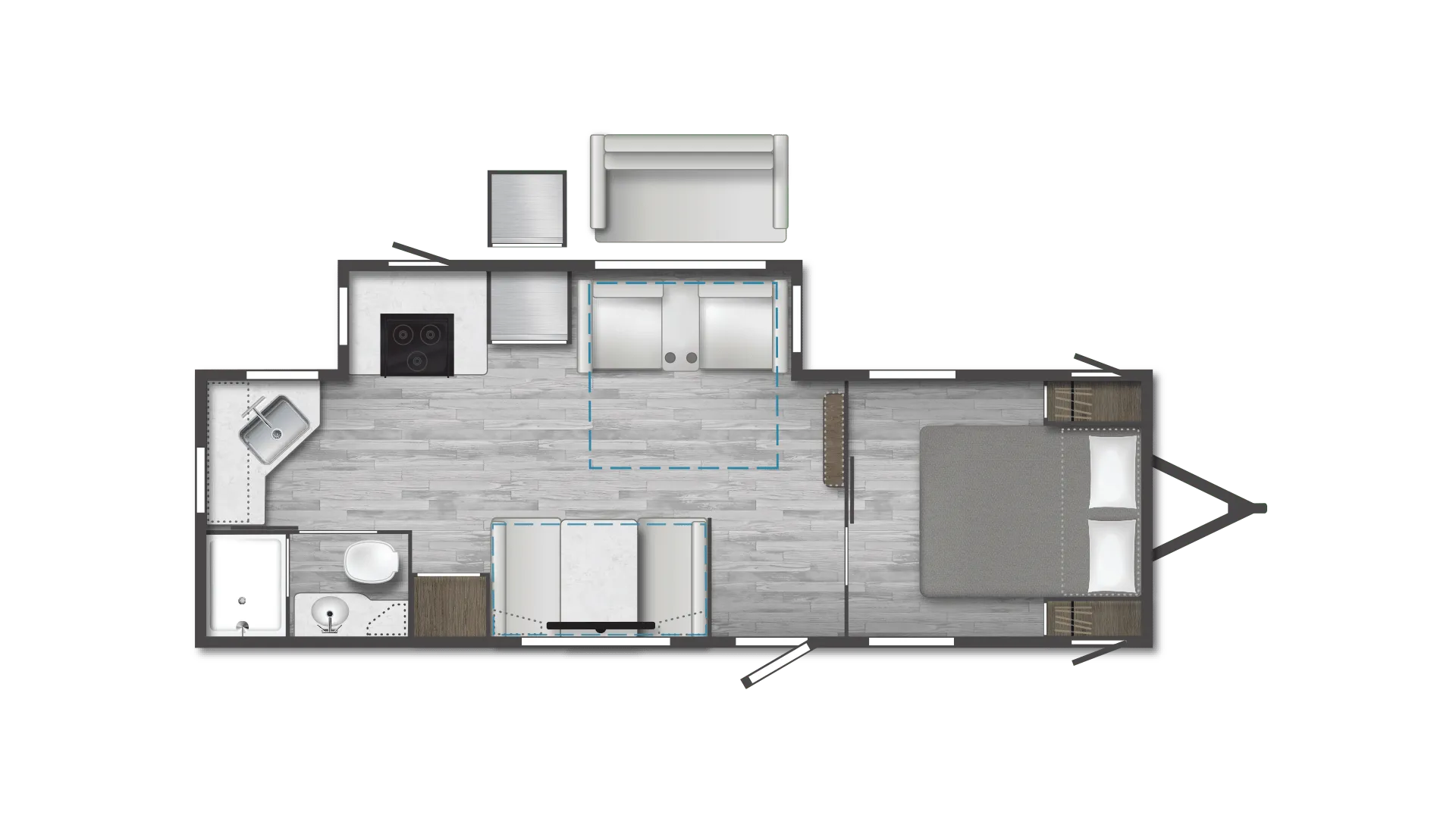 2024 Winnebago Access 25ML - Floor plan