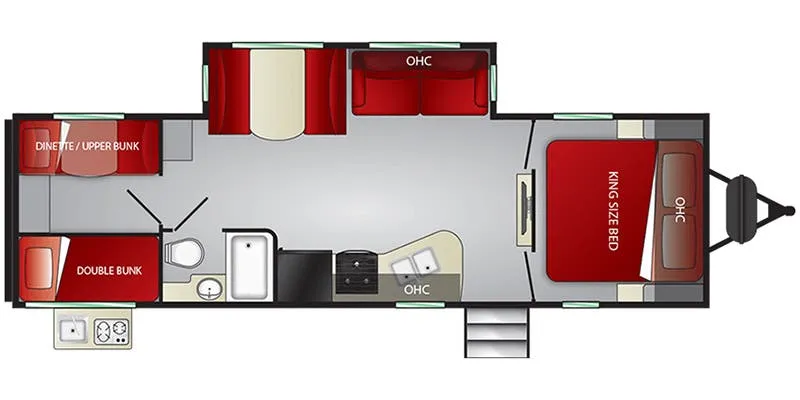 Cruiser RV Embrace EL280 floor plan