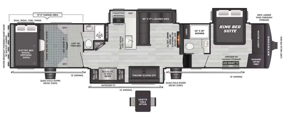 2026 Keystone FUZION 432 - Floor plan