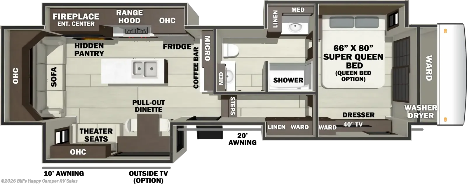 2027 Forest River RiverStone 38BMB - Photo 3