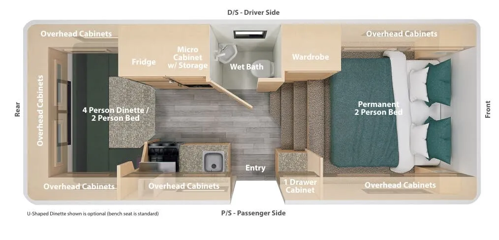 Escape Trailer Escape 5.0 50 BASE floor plan