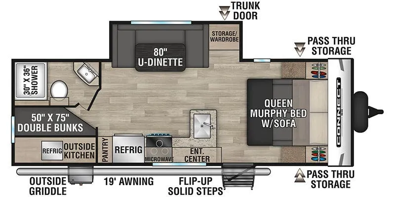 K-Z Connect SE C231BHKSE floor plan