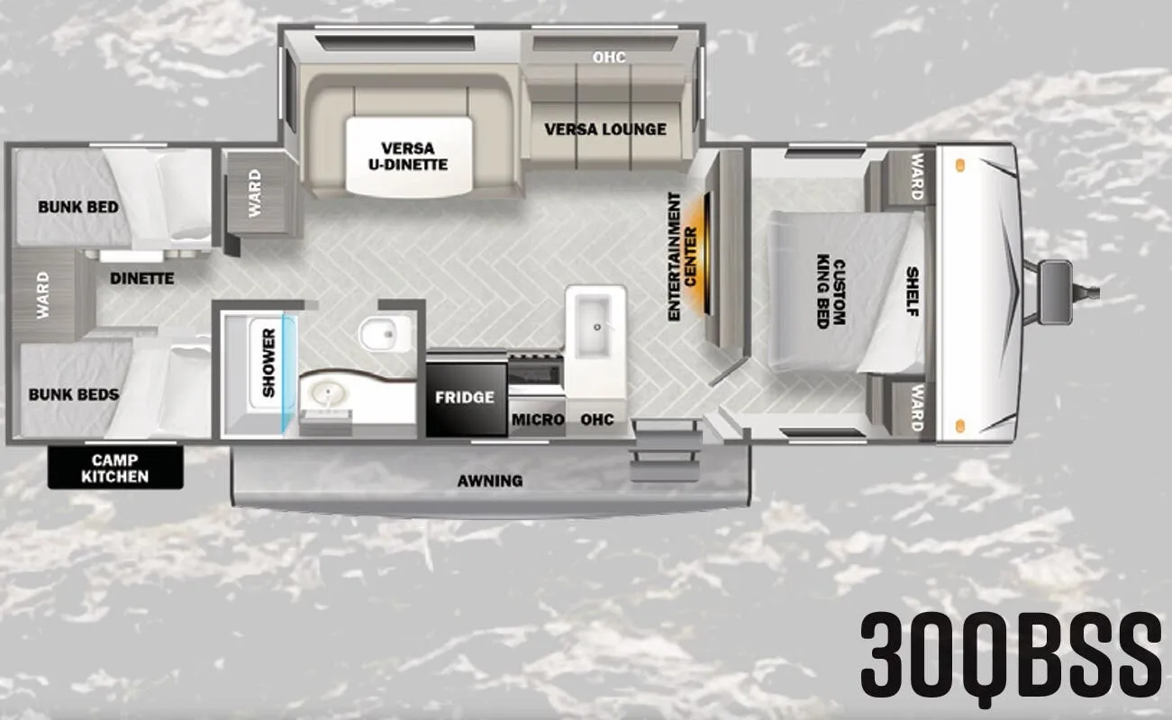 Forest River Salem 30QBSS exterior