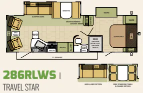 Starcraft Travel Star 286RLWS floor plan