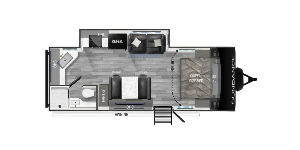 2021 Heartland Sundance Ultra Lite 231ML floor plan
