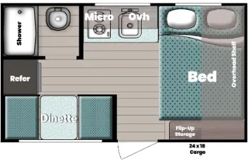 Gulf Stream Innsbruck Lite Super Lite 134RD floor plan