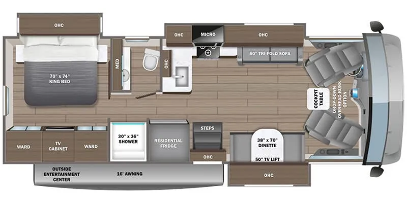 2025 Entegra Coach Vision XL 31UL floor plan