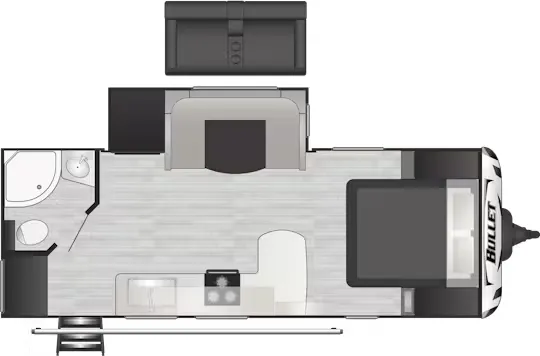 Keystone Bullet Premium 221RBS floor plan