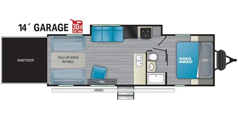 Heartland Lithium LI 2714 floor plan