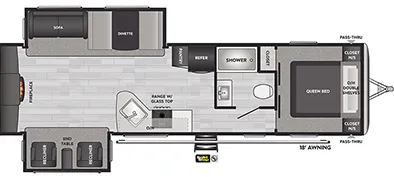 2023 Keystone Springdale 311RE floor plan