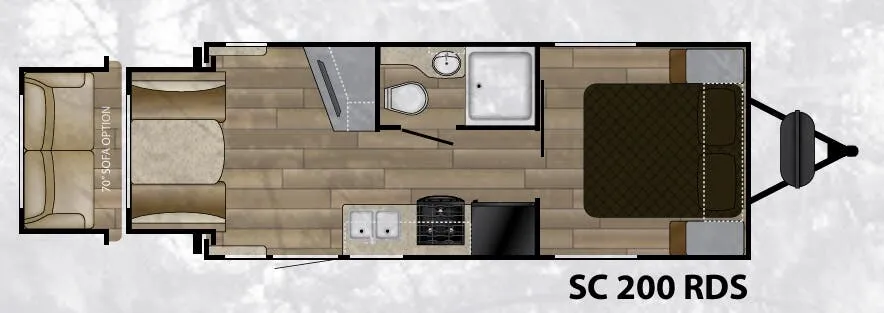 Cruiser RV Shadow Cruiser 200RDS floor plan