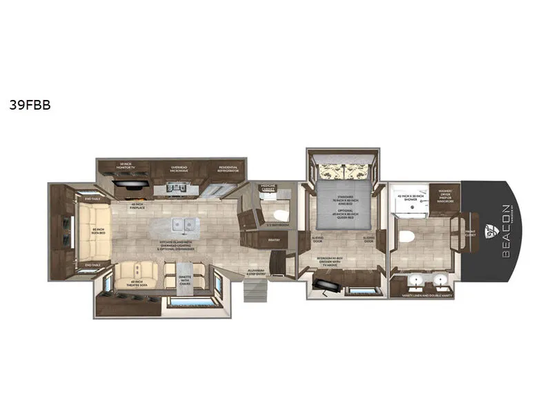2021 Vanleigh Beacon 39FBB - Photo 3