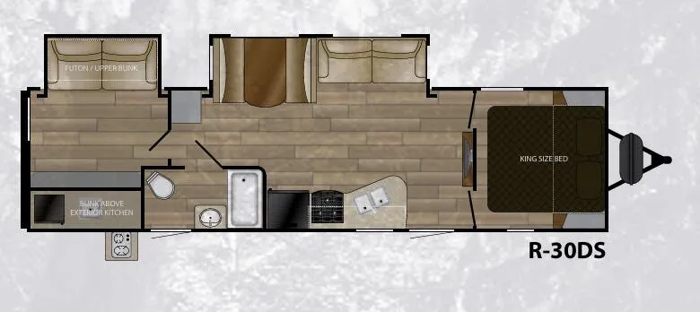 Cruiser RV Radiance 30DS floor plan
