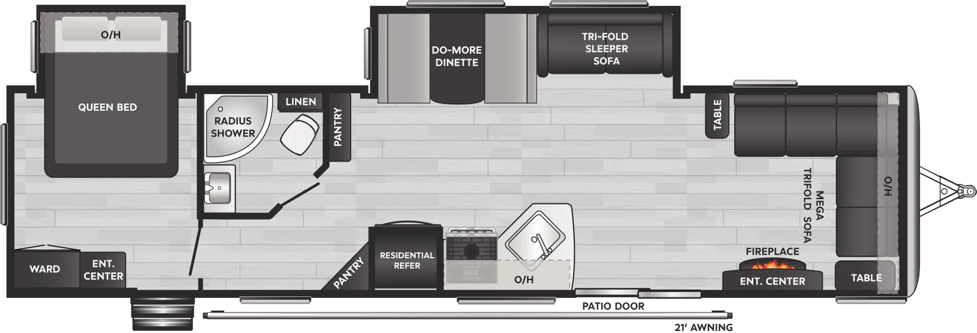 Keystone Springdale 38FL floor plan