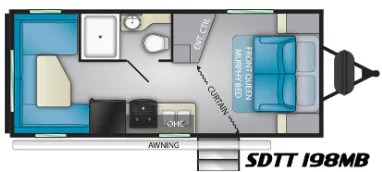Heartland Sundance 198 floor plan