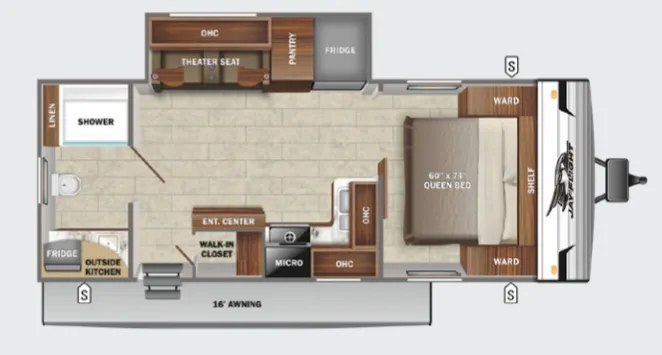 Jayco Jay Flight SLX 8 240RBS floor plan