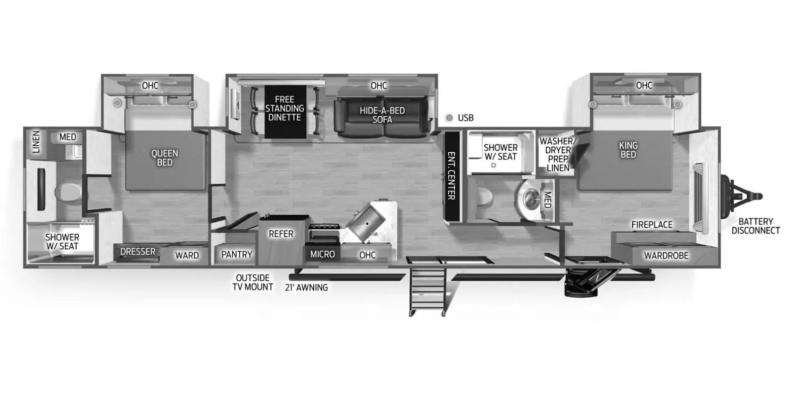 2027 Forest River Cherokee Timberwolf 39HBA - Photo 3
