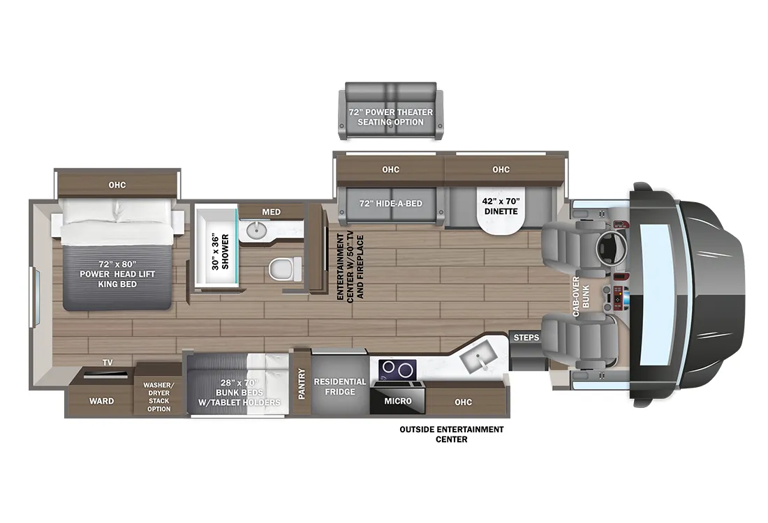 2024 Entegra Coach Accolade XL 37L - Floor plan