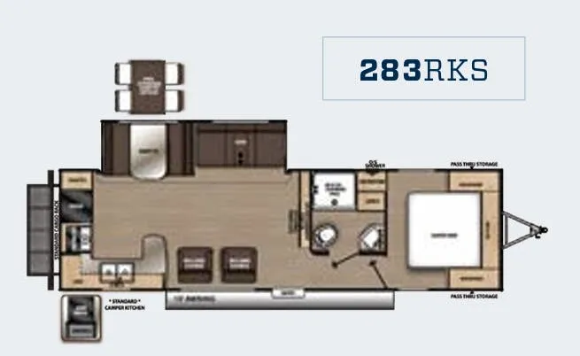 2023 Coachmen Catalina Legacy Edition 283RKS - Floor plan