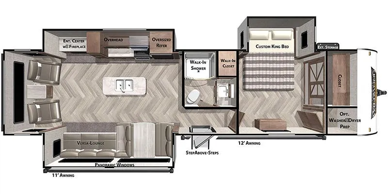 Forest River Wildwood 32RET floor plan