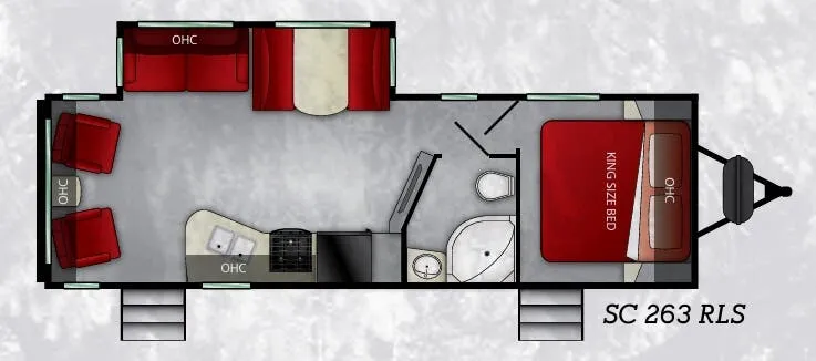 2019 Cruiser RV Shadow Cruiser 263RLS floor plan