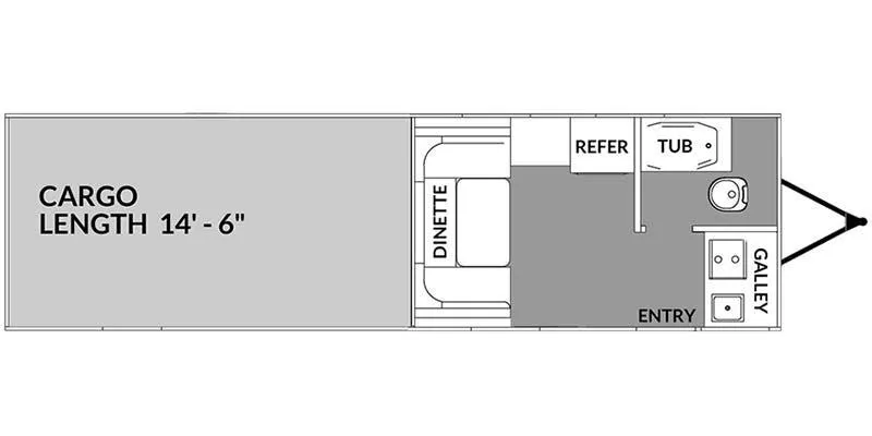 Genesis Supreme Overnighter 12-14.6RL floor plan