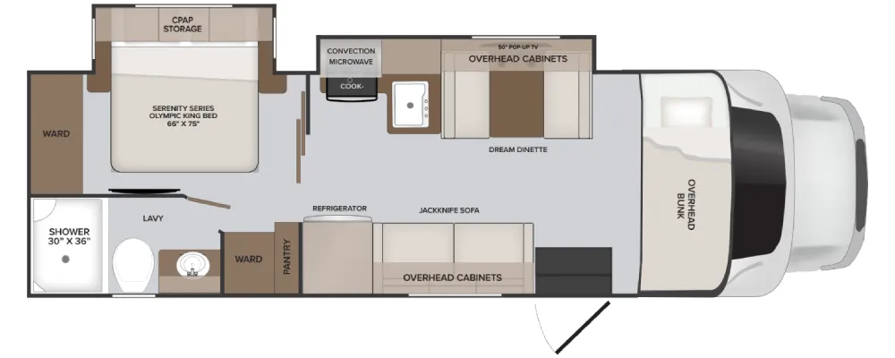 Holiday Rambler Incline FS550 FS550 32AW floor plan