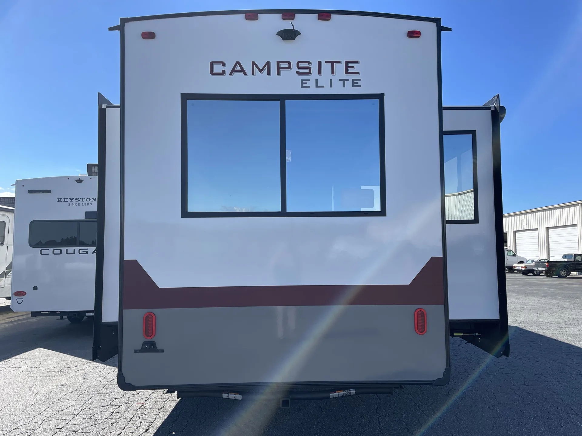 2027 Forest River Campsite Elite 36RF — backside