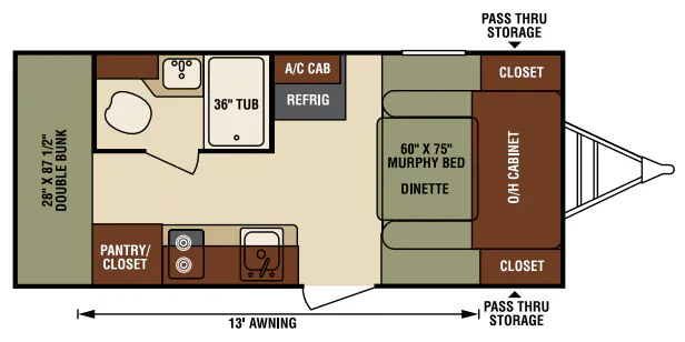 Venture RV Sonic Lite SL169VBH floor plan