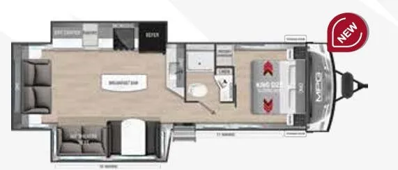 Cruiser RV MPG 3000RL floor plan