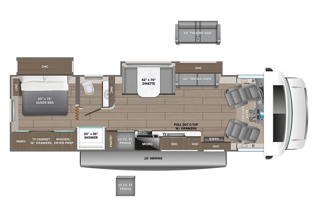 2027 Jayco Greyhawk 29MV - Floor plan