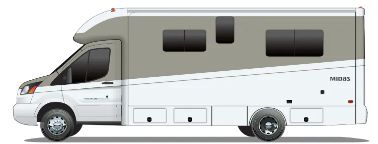 Tiffin Midas 24 RT exterior