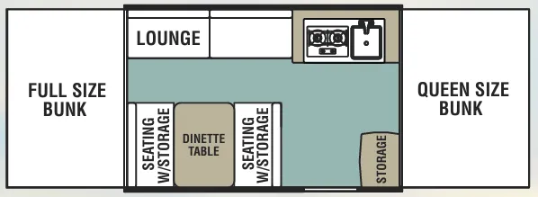 Forest River Viking LS 2107LS floor plan