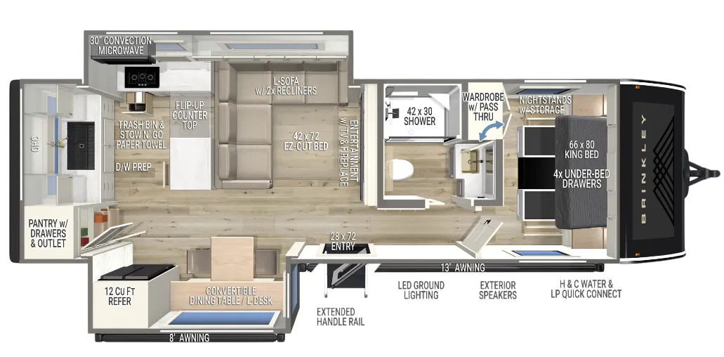2026 Brinkley Model I 280 - Floor plan