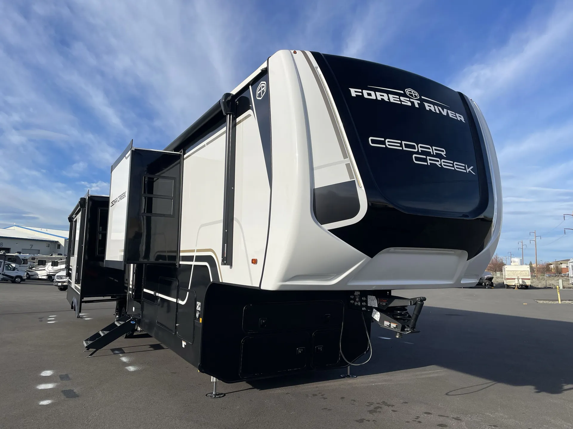 2026 Forest River Cedar Creek 383FB — campside