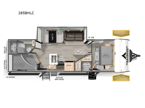 2026 Forest River Westbrook Luxury 285BHLC, Photos photo 2