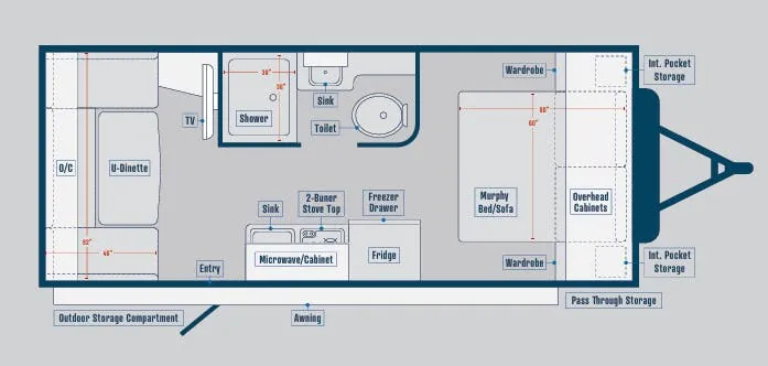Bontrager Outdoors Comfort 21MB floor plan