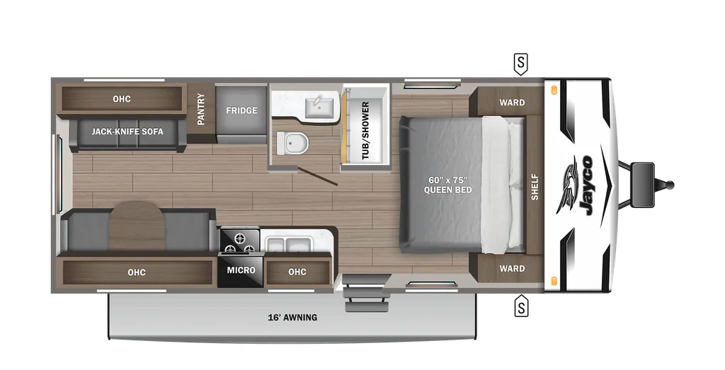 2024 Jayco Jay Flight SLX 210QBW floor plan