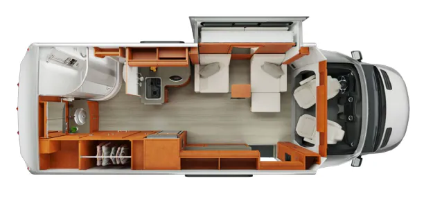 Leisure Travel Unity U24MB floor plan