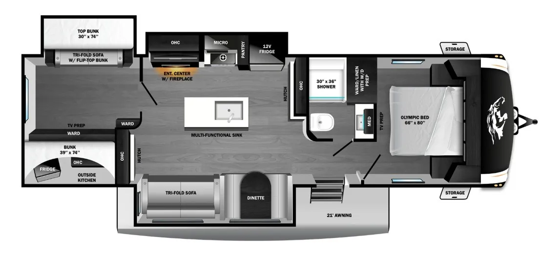2026 Open Range RV Roamer Light Duty 31TBTS - Photo 3