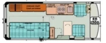 Sportsmobile Express 135S floor plan