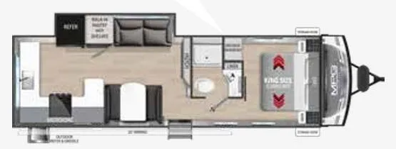 2024 Cruiser RV MPG 2920RK floor plan