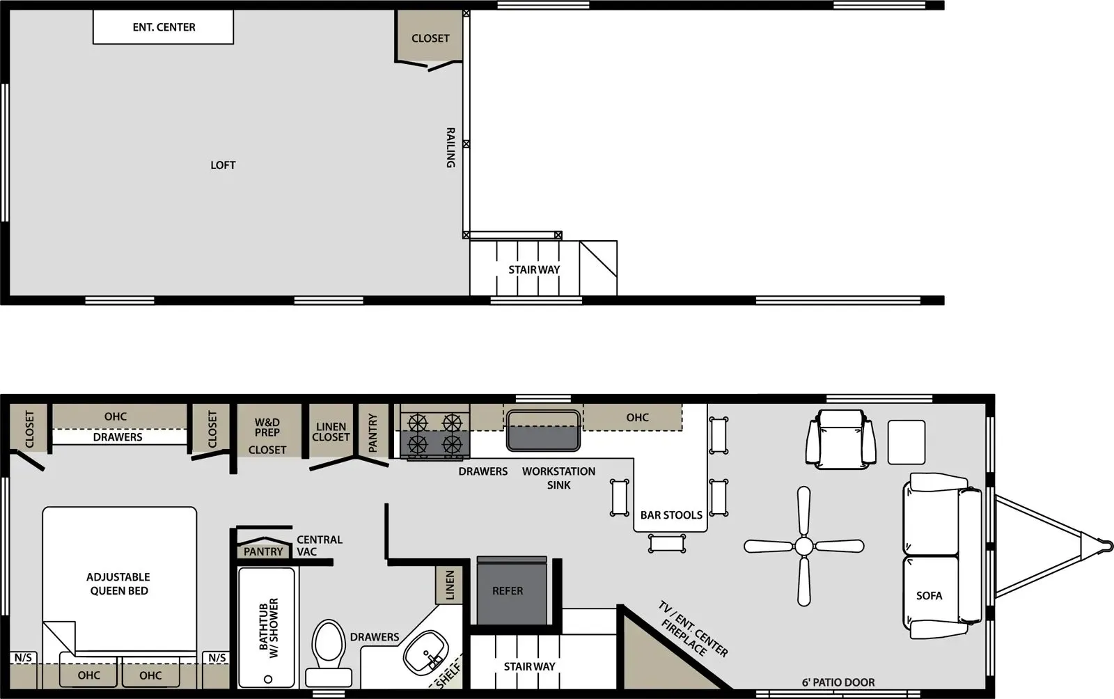 Forest River Quailridge Premier 39ASL-P floor plan
