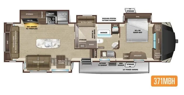 Highland Ridge Open Range 371MBH floor plan