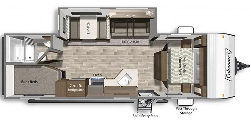 Dutchmen Coleman Lantern LT 262BHWE floor plan