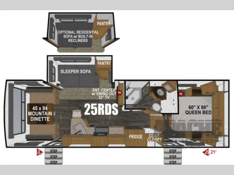 2027 Outdoors RV Timber Ridge Titanium Series 25RDS - Photo 3