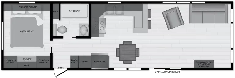 Kropf Lakeside 8005B floor plan