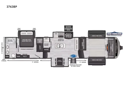 2022 Keystone Montana 3763BP, Photos photo 2