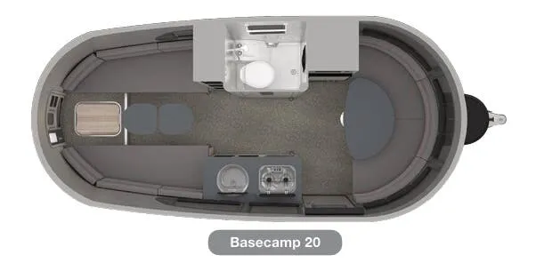 2022 Airstream Basecamp 20 - Floor plan