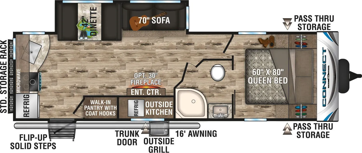 K-Z Connect C261RKK floor plan